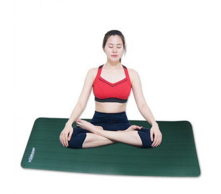 Thảm tập yoga TOÀN ANH NBR F-006XR 10ly (Xanh Rêu)